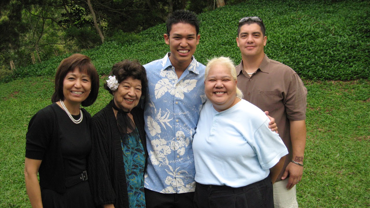 Micah with family members